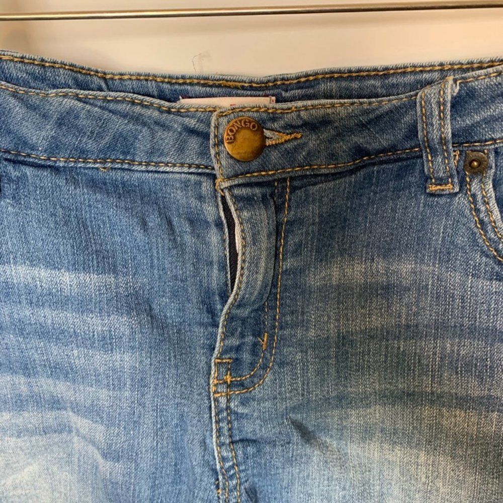 Bongo Distressed Denim Short - Picture 2 of 5